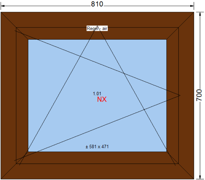 OKNO Aluplast 80 cm na 70 cm - obrazek 3